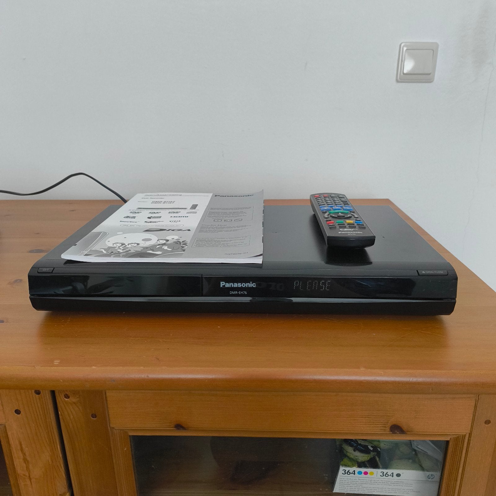 Panasonic DMR-EH76 DVD- en HDD-recorder (harddiskrecorder), Ophalen of Verzenden, Gebruikt, Harddiskrecorder