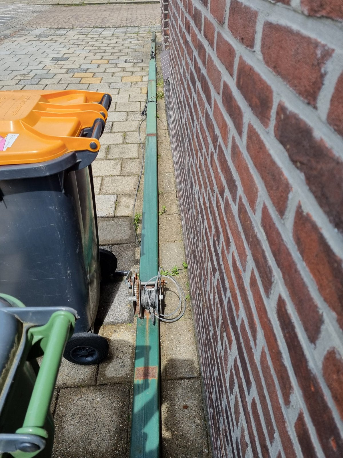 Kokermast lees goed de beschrijving, Telecommunicatie, Antennes en Masten, Ophalen of Verzenden, Niet werkend, Mast