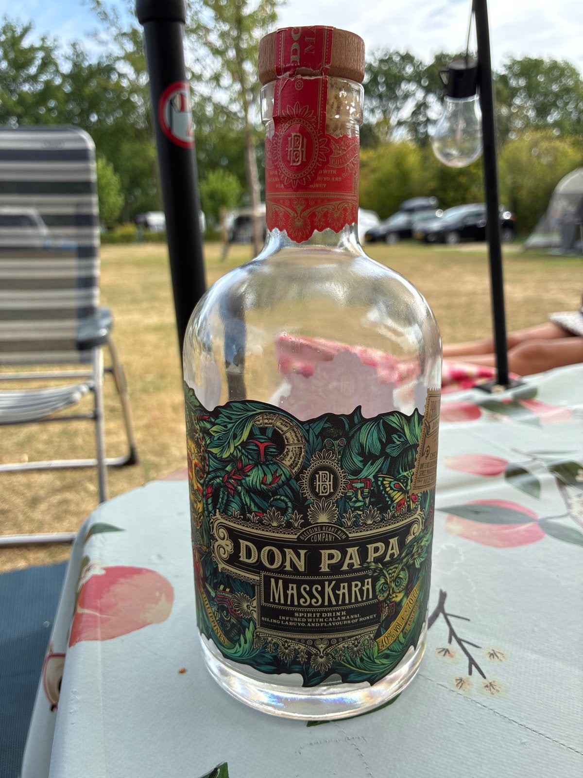 Lege Don Papa Masskara Rum Fles - Decoratie, Ophalen, Gebruikt, Meerkleurig, Overige stijlen