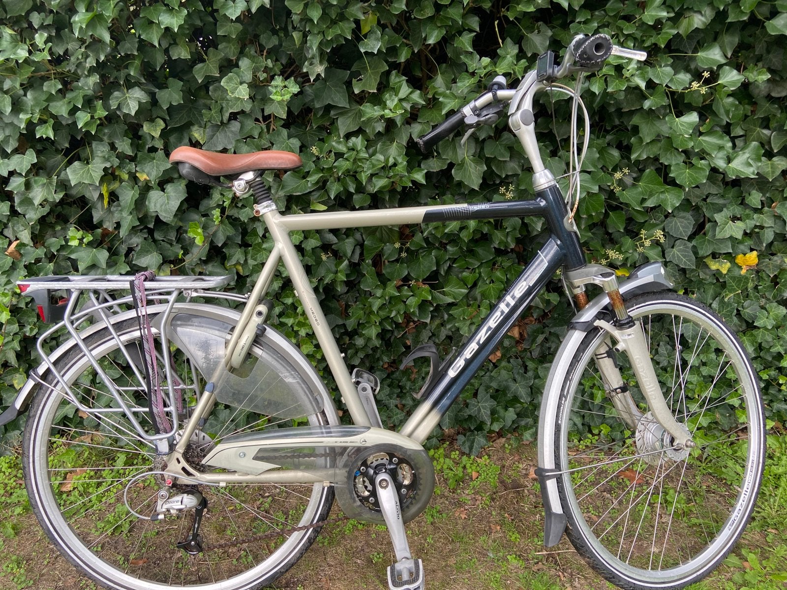 Gazelle  Medeo Excellent Herenfiets, Fietsen en Brommers, Ophalen, Gebruikt, Versnellingen, 61 tot 65 cm