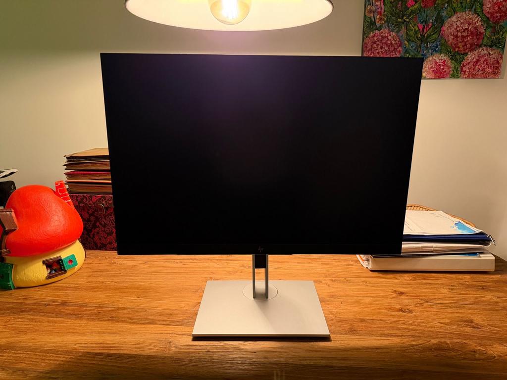 HP E24 G4 24 inch Full HD Monitor - Zwart, Computers en Software, Monitoren, Ophalen, IPS, In hoogte verstelbaar, Full HD