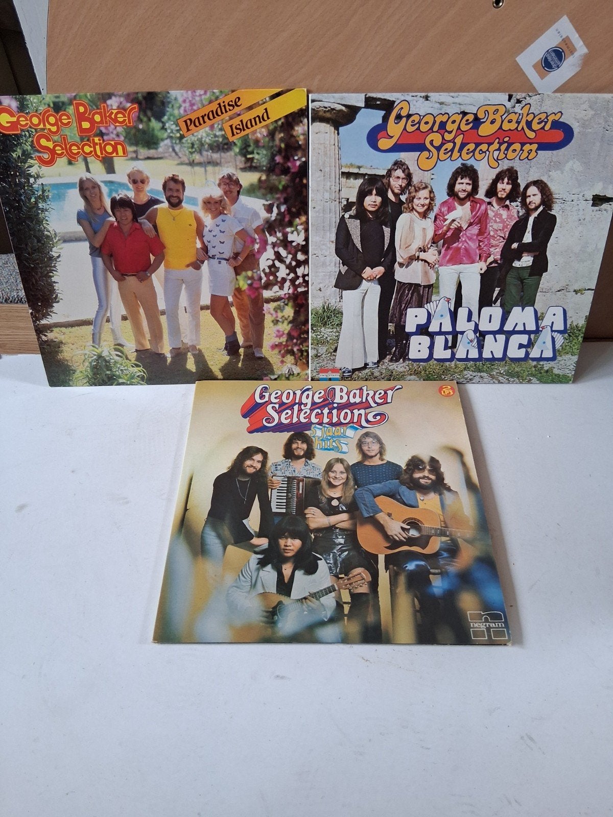 George Baker Selection LP's: Paloma Blanca, Paradise Island, LP, Gebruikt, Pop, Ophalen of Verzenden