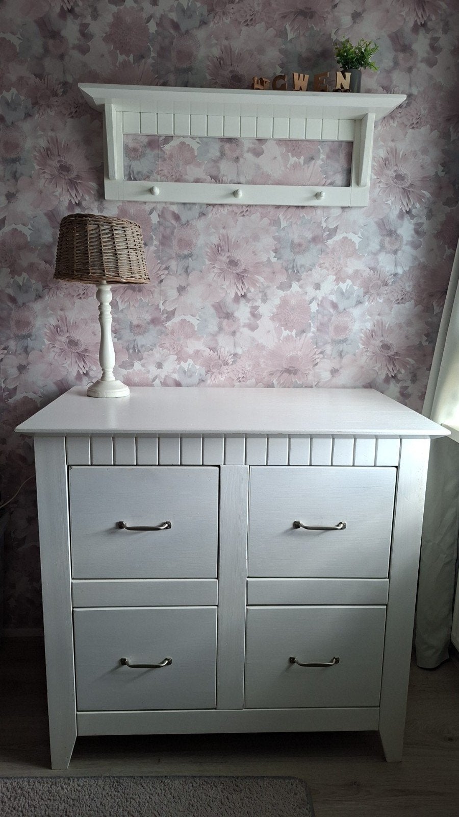 Witte babykamer van hout, Ophalen, Gebruikt