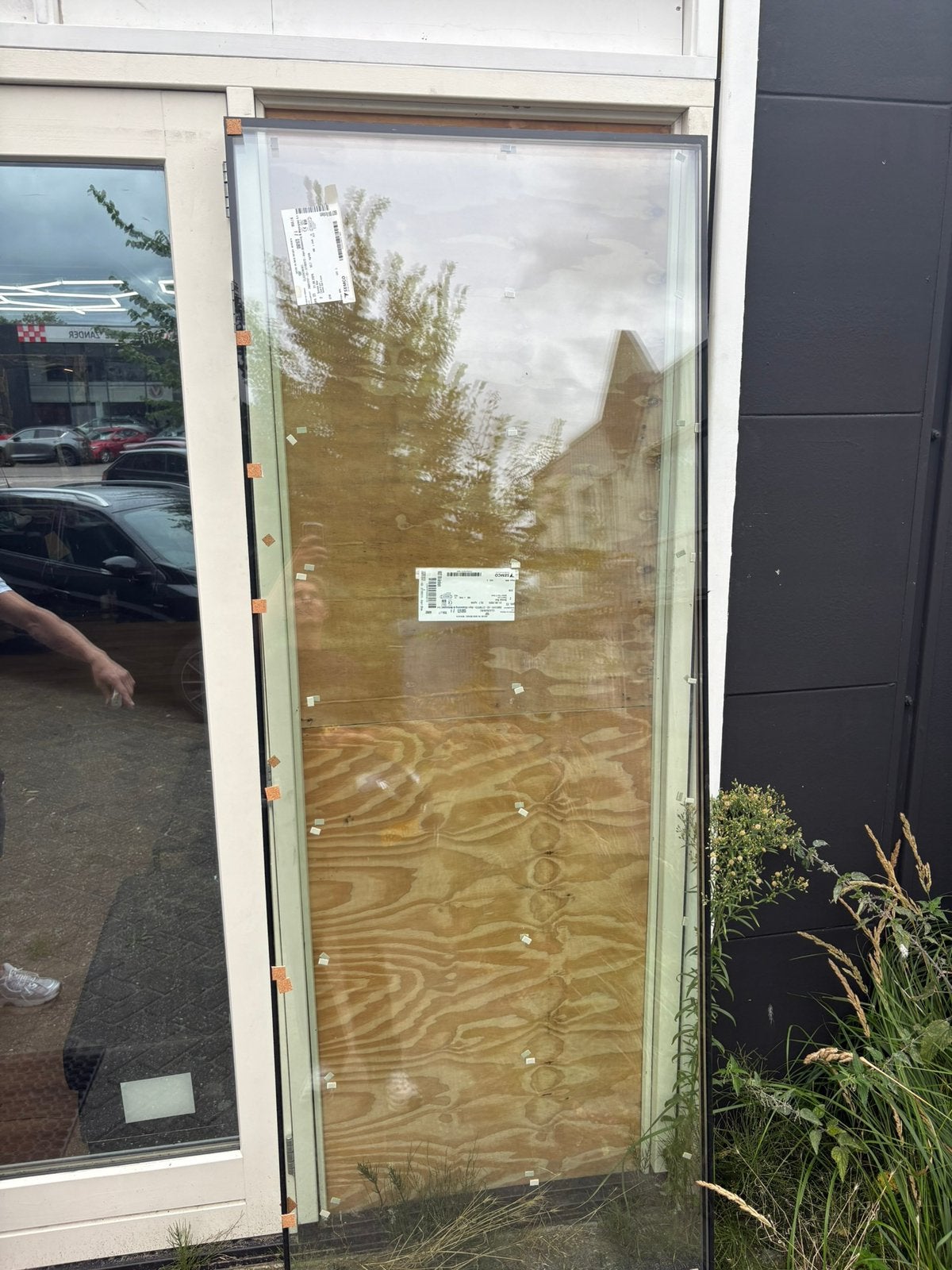 HR++ 2 x isolatie glas  2440 mm x 88 mm 13 mm dik, Ophalen, Nieuw, Glasplaat, 160 cm of meer