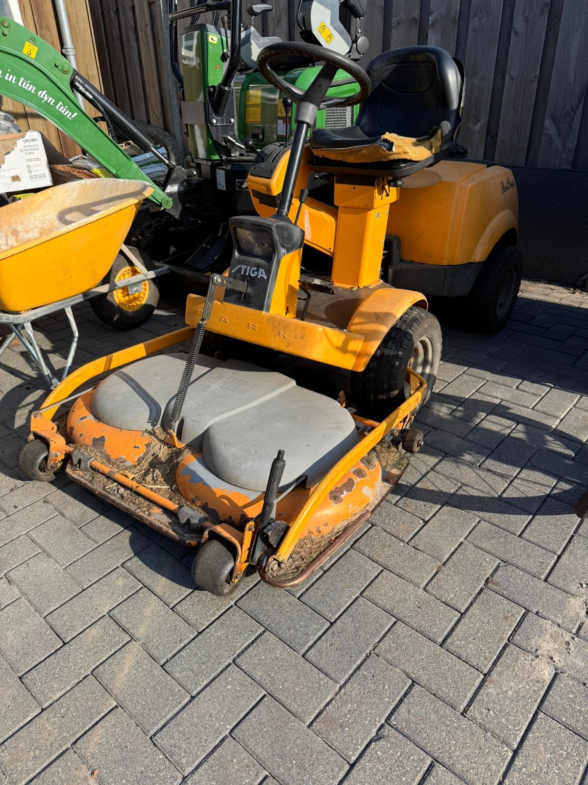 Stiga park senalor, Ophalen, Gebruikt, Versnellingen, 90 tot 120 cm