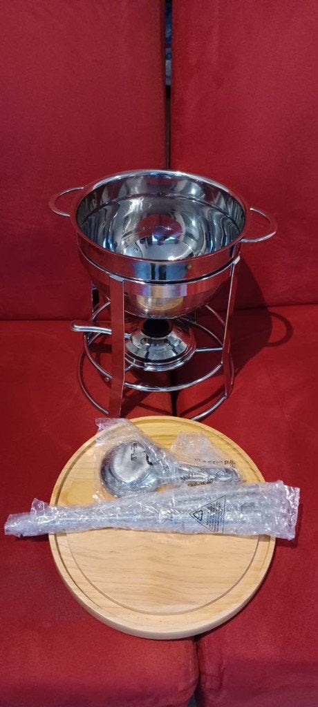 Fondueset, Ophalen of Verzenden, Zo goed als nieuw, Brander, Fondueset