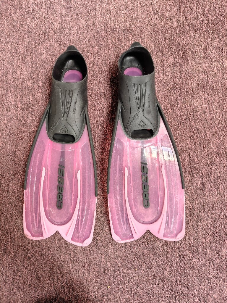 Roze flippers maat 31/32 van Cressi, Watersport en Boten, Ophalen of Verzenden, Zo goed als nieuw, Zwem- of Duikvliezen