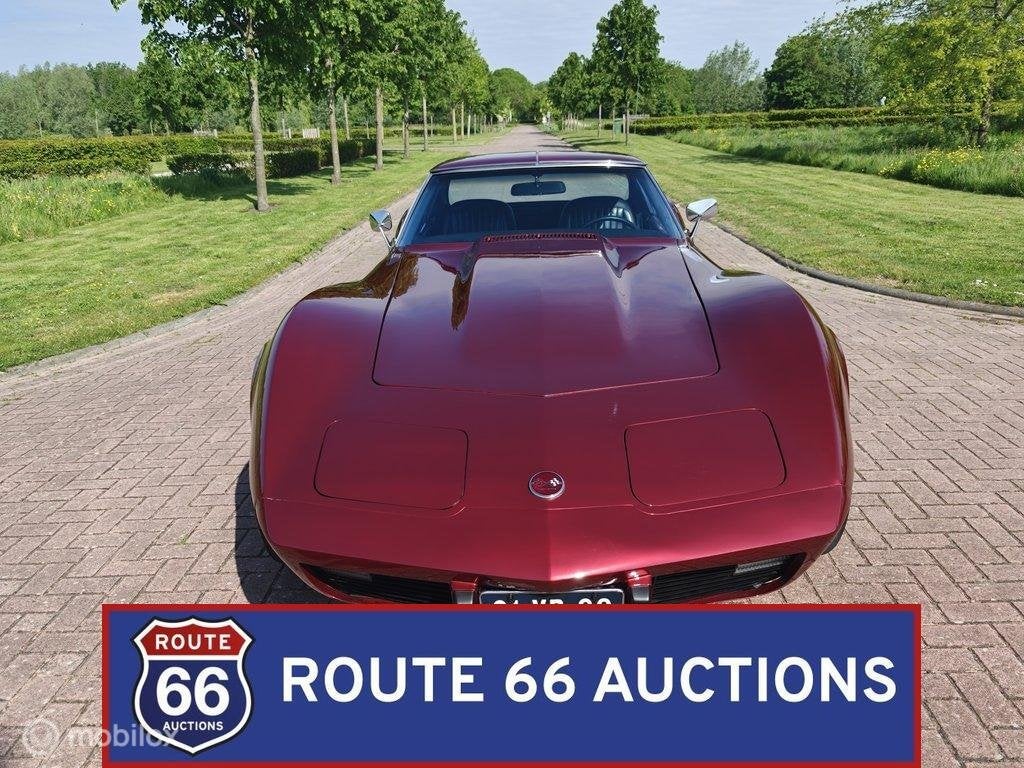 Chevrolet Corvette | 1976 | Route 66 Auctions, Auto's, Oldtimers, Overige carrosserieën, Chevrolet, Zwart, Bedrijf
