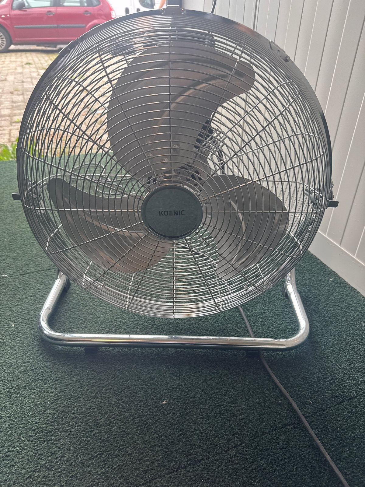 Koenic Vloerventilator - Krachtige Koeling, Witgoed en Apparatuur, Ophalen of Verzenden, Zo goed als nieuw, Vloerventilator