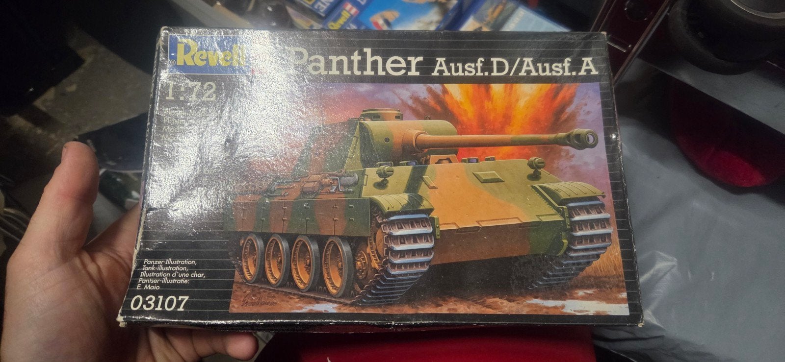 Revell Panther Ausf.D/Ausf.A Tank Modelbouw 1:72, Tank, Nieuw, Ophalen of Verzenden, 1:32 tot 1:50