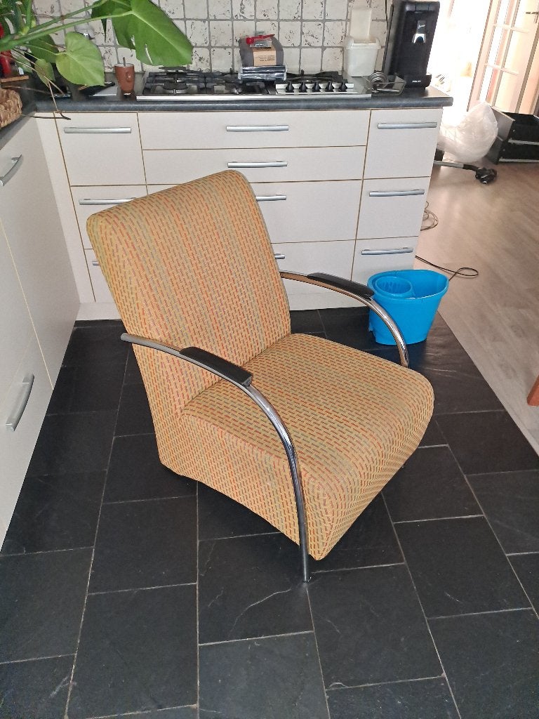 Stoelen, Huis en Inrichting, Fauteuils, Ophalen, Gebruikt, Club, 75 tot 100 cm