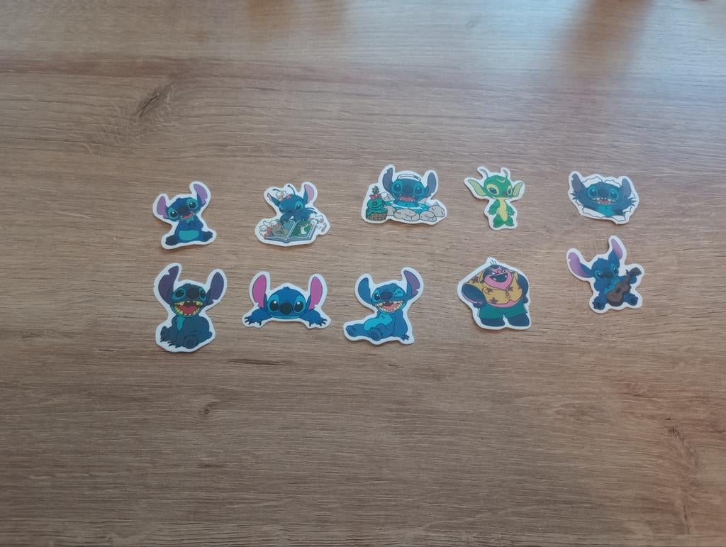 10 verschillende Lilo en Stitch stickers, Ophalen of Verzenden, Nieuw, Meerdere stickers
