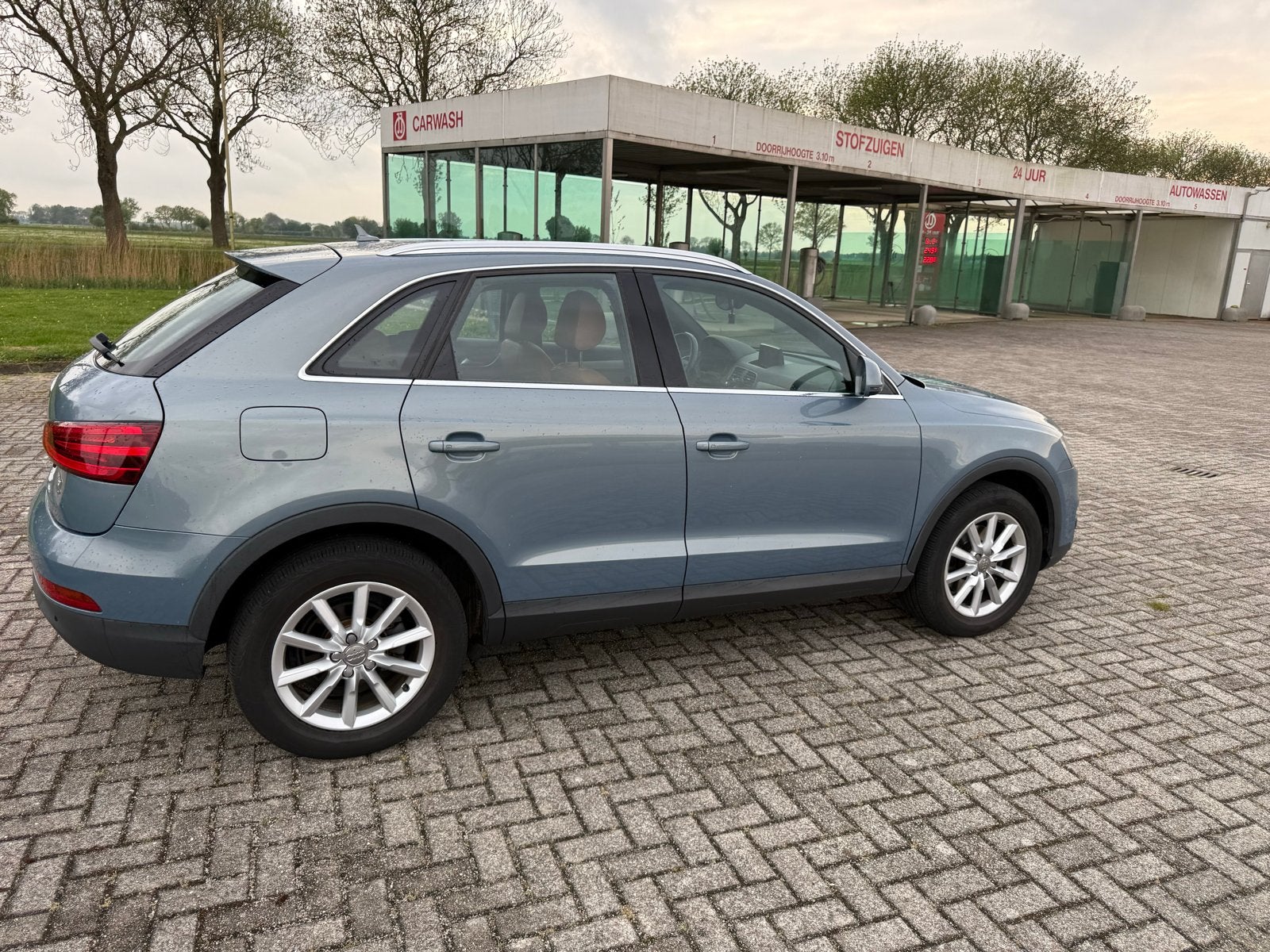Audi Q3 2.0TFSI Quattro 155KW S-tron 2012 Blauw, Euro 5, Bluetooth, 4 cilinders, Blauw
