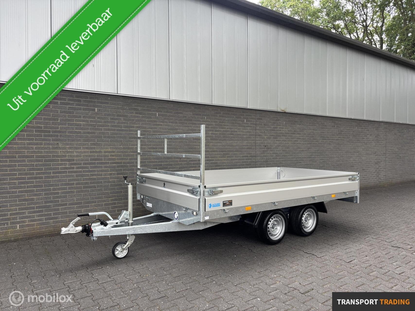 Hapert Azure 2700 KG plateauwagen 335x180 cm Bj. 2026!, Transport Trading, Nieuw, Info@transporttrading.nl, De Grift 15 Nieuwleusen