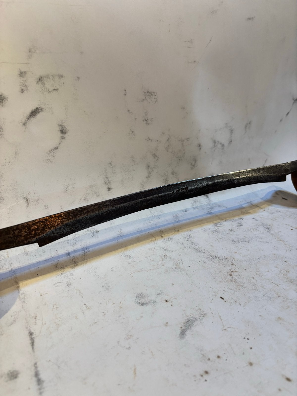 Vintage Trekmes 40cm - Houtbewerking Gereedschap, Ophalen of Verzenden, Gebruikt, Snijgereedschap