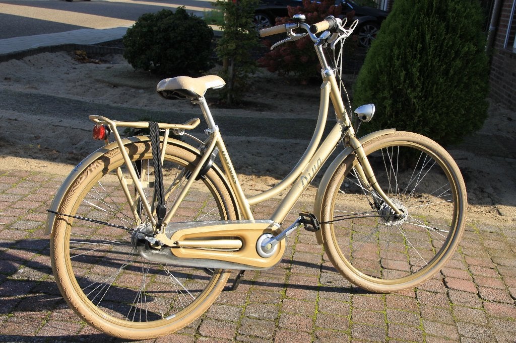 Batavus Diva Gold. Zeldzaam mooie stadsfiets. 7 versn., Ophalen, Versnellingen, Batavus, Zo goed als nieuw
