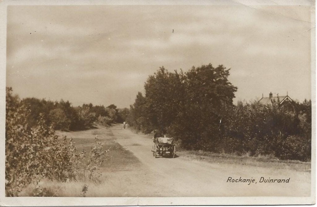 Rockanje (Z.H.) Duinrand, gelopen 1948, Ophalen of Verzenden, 1940 tot 1960, Gelopen, Zuid-Holland