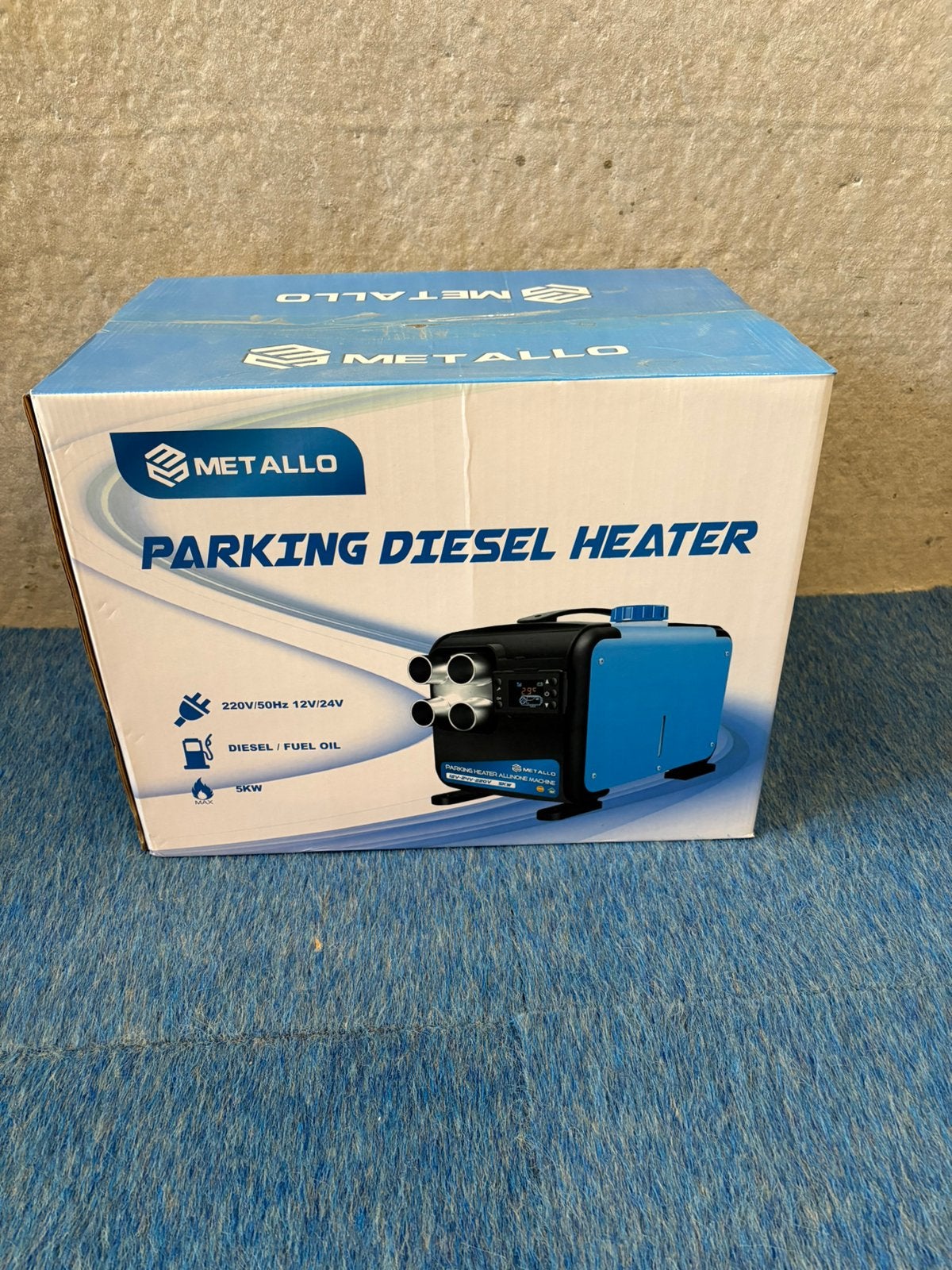Nieuwe Metallo dieselkachel voor bv in de caravan, Ophalen, Massakassa, Nieuw, Metallo