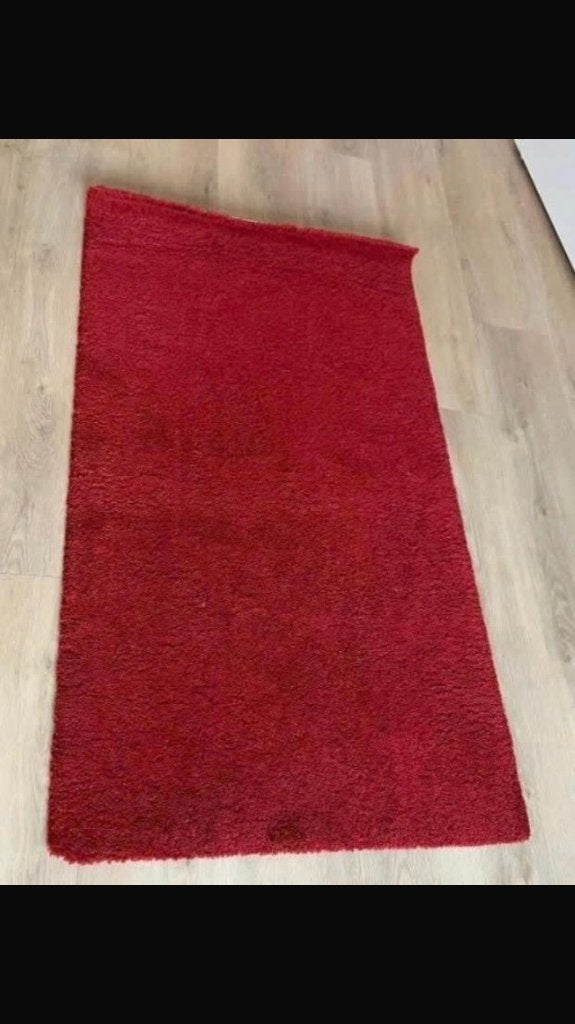 Ikea vloerkleed, Ophalen, Rood, Rechthoekig, 150 tot 200 cm