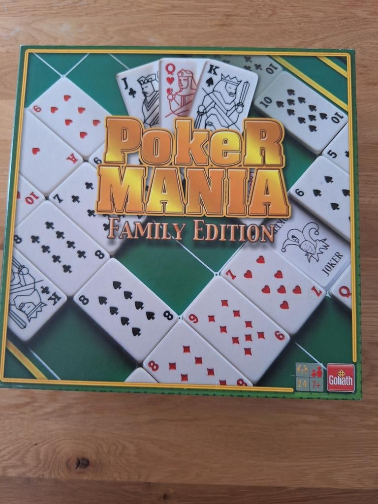 Poker Mania Family Edition – compleet & nieuwstaat, Ophalen of Verzenden, Zo goed als nieuw