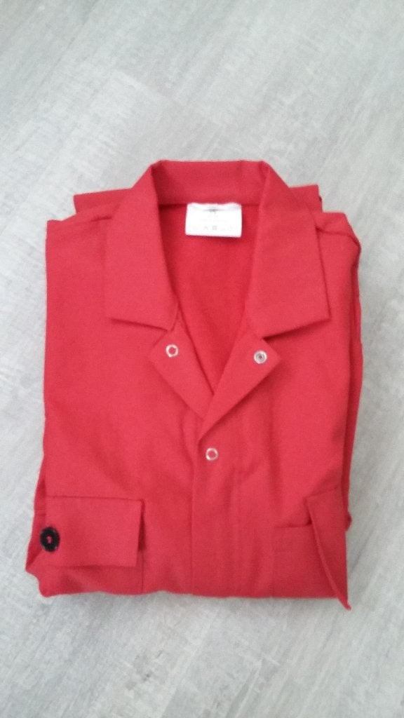 Overall ROOD met reflectie 100% katoen MAAT 54 OP = OP, Nieuw, Overige maten, Ophalen of Verzenden, Overige thema's