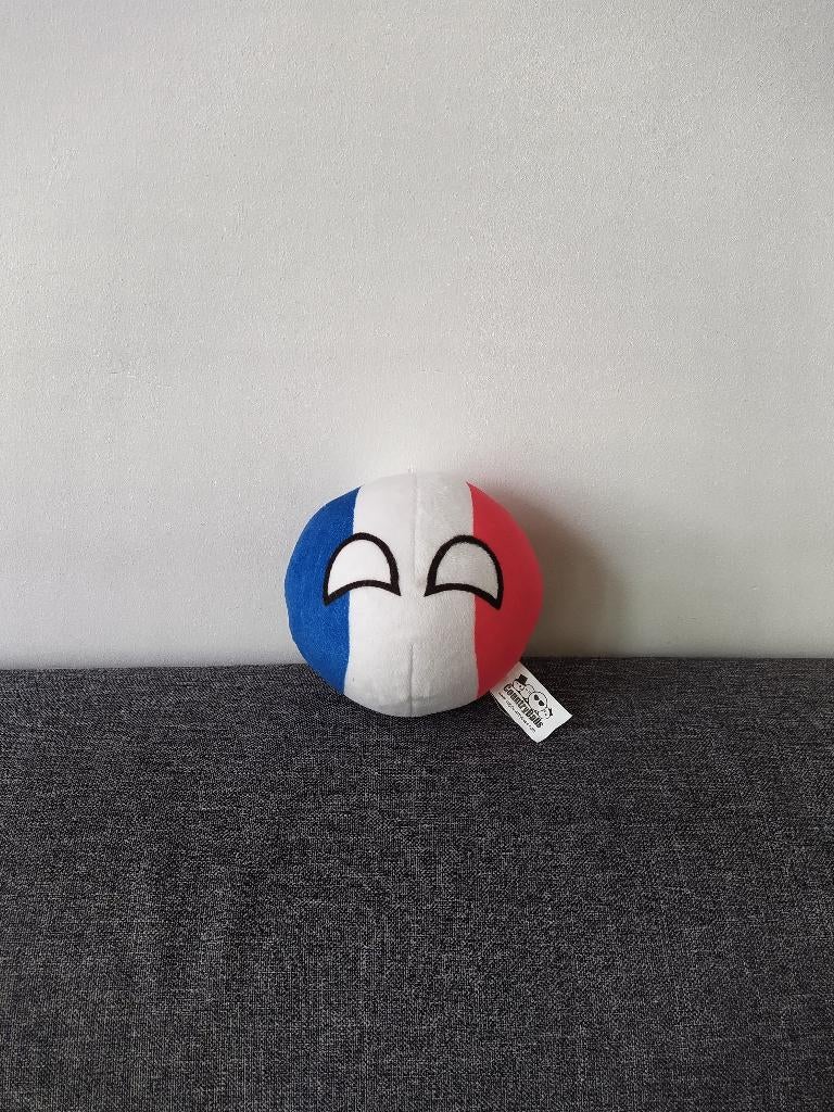 Countryball knuffels Frankrijk, Ophalen of Verzenden, Nieuw, Overige typen