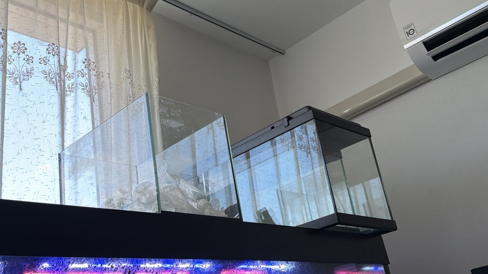 3 aquariums en aantal accessoires, moet nu weg!, Dieren en Toebehoren, Ophalen, Leeg aquarium