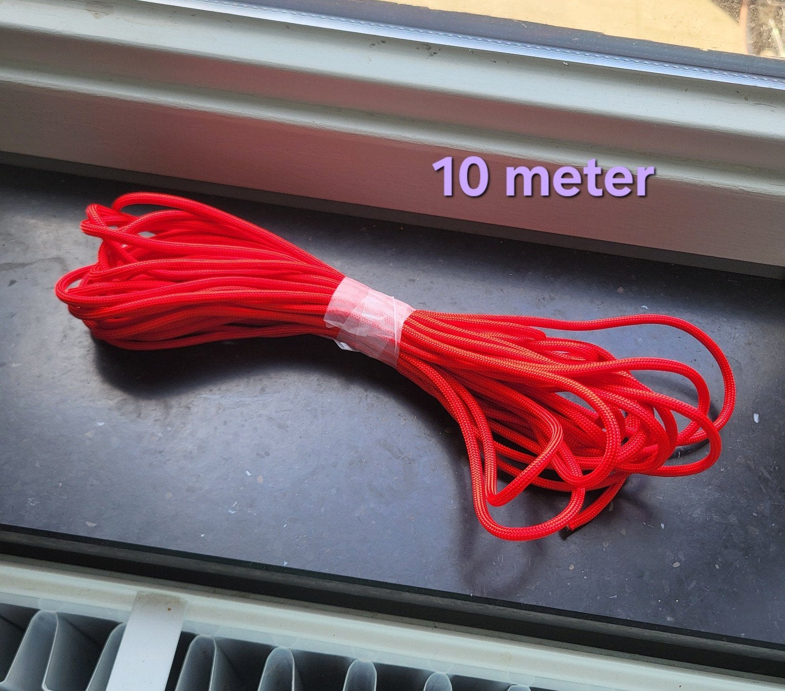Rood Paracord - 10 meter, Ophalen of Verzenden, Nieuw