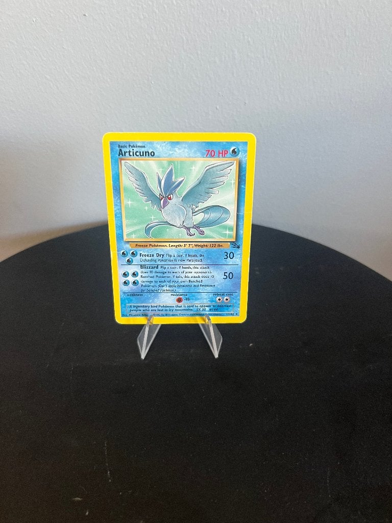 Articuno 17/62 Rare – Fossil – Played Engels, Hobby en Vrije tijd, Verzamelkaartspellen | Pokémon, Ophalen, Zo goed als nieuw