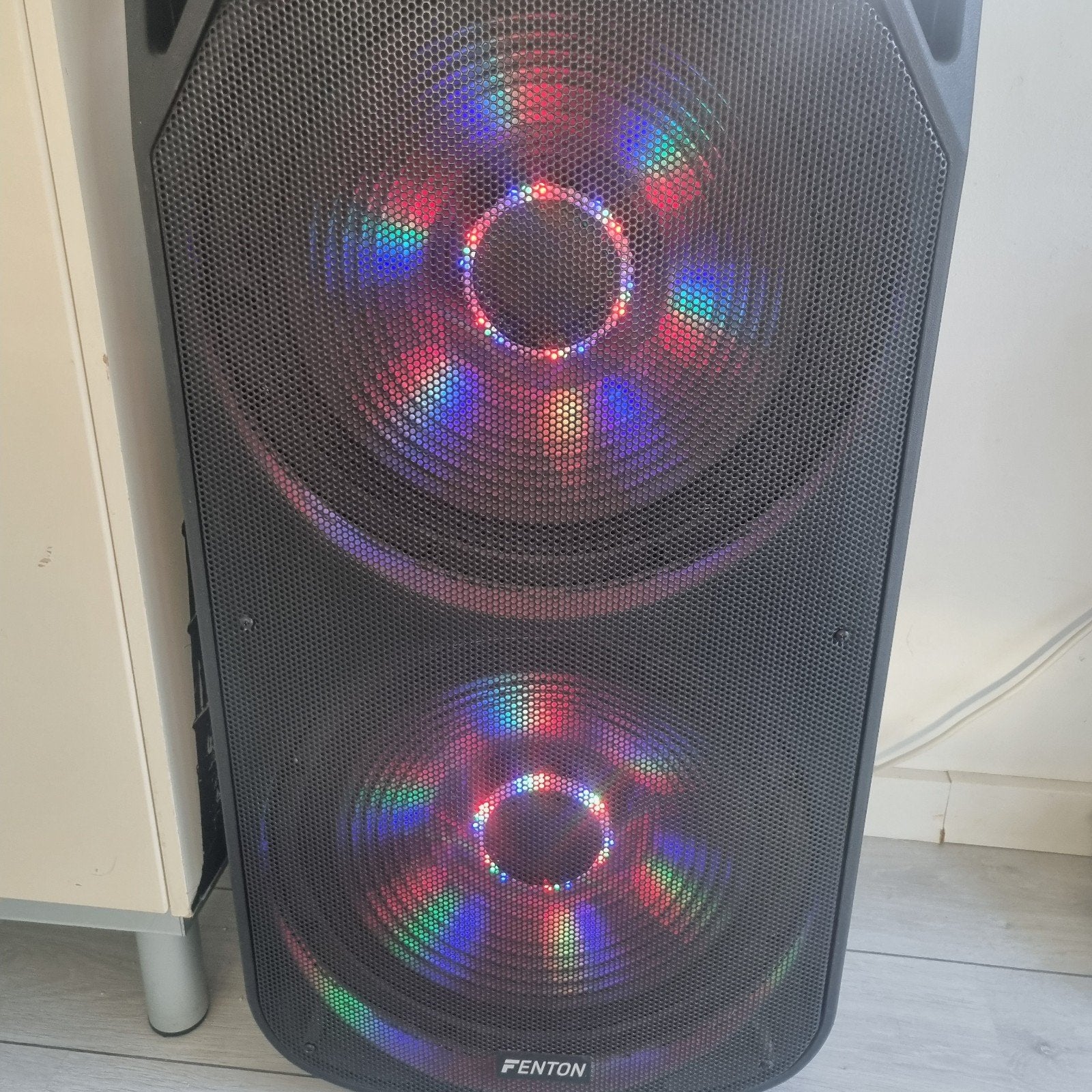 Foto 6 van FentonFT215LED Party Speaker met Microfoons en Afstandsbedie