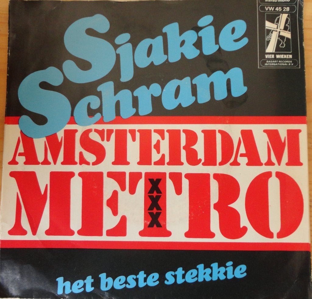 Sjakie Schram > Amsterdam Metro, Ophalen of Verzenden, Gebruikt, 7 inch, Nederlandstalig
