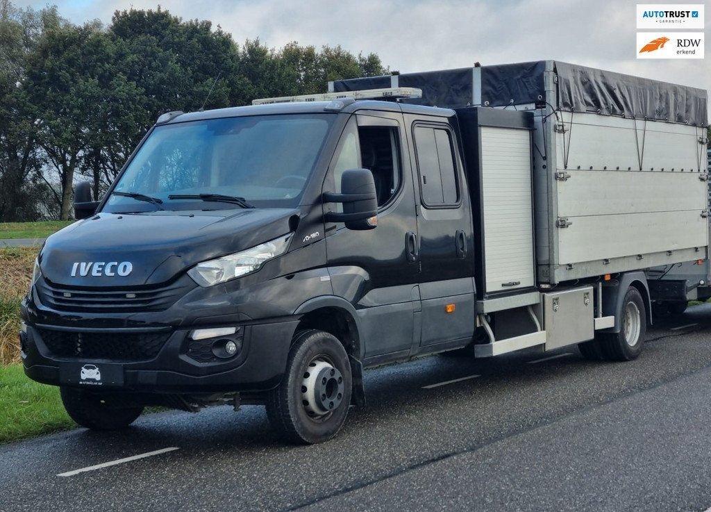 Iveco 70C18 Hydraulische Kipper / 1 jaar APK / 6-persoons /, Auto's, Euro 6, Iveco, Bedrijf, Diesel