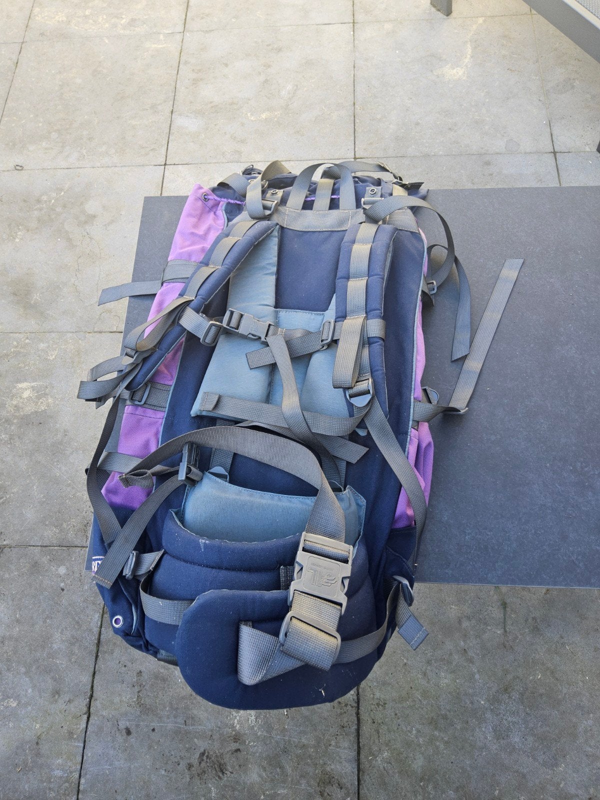 Active Leisure Hawk 70 Trekking Rugzak - Blauw/Paars, Overige merken, Gebruikt, 25 tot 40 cm, Ophalen of Verzenden