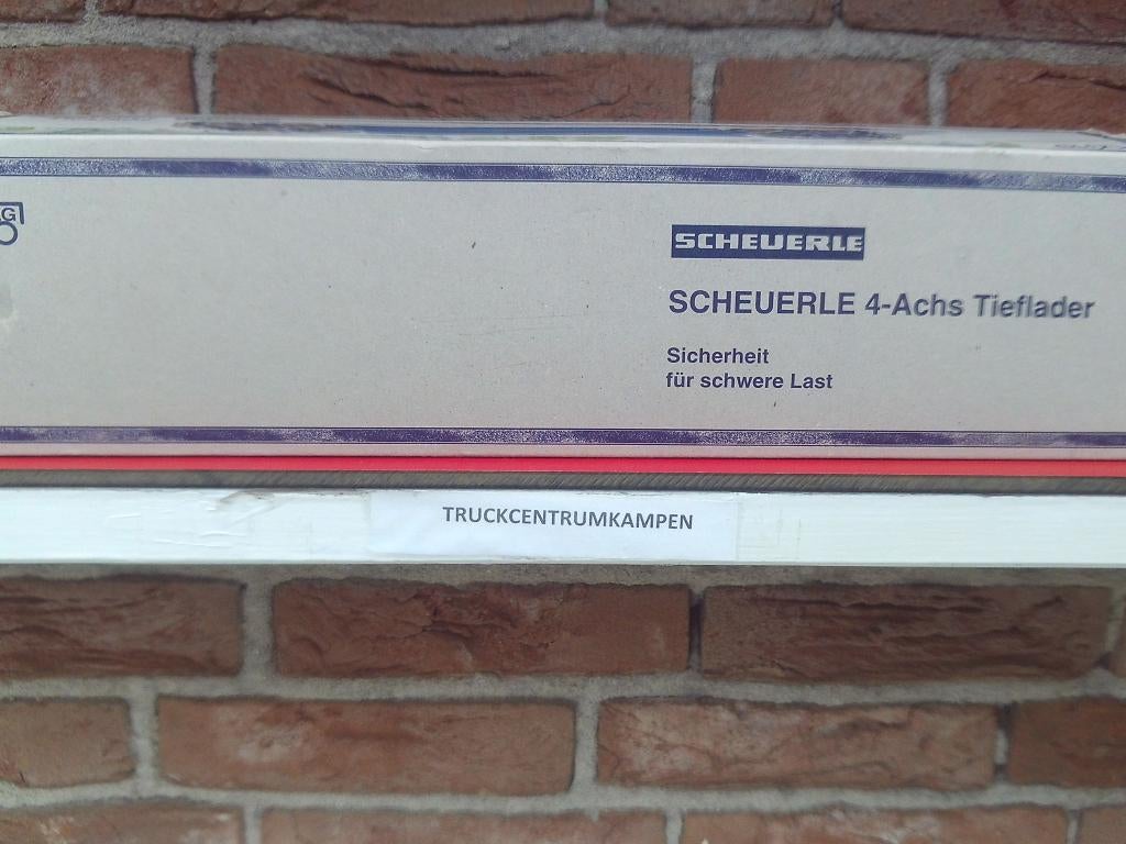 N.Z.G.  Scheuerle  4 - Achs  Tieflader., Ophalen of Verzenden, Nieuw, Bus of Vrachtwagen