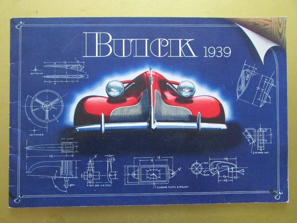 1939 BUICK prestige brochure, Engels, Ophalen of Verzenden, Zo goed als nieuw, Overige merken