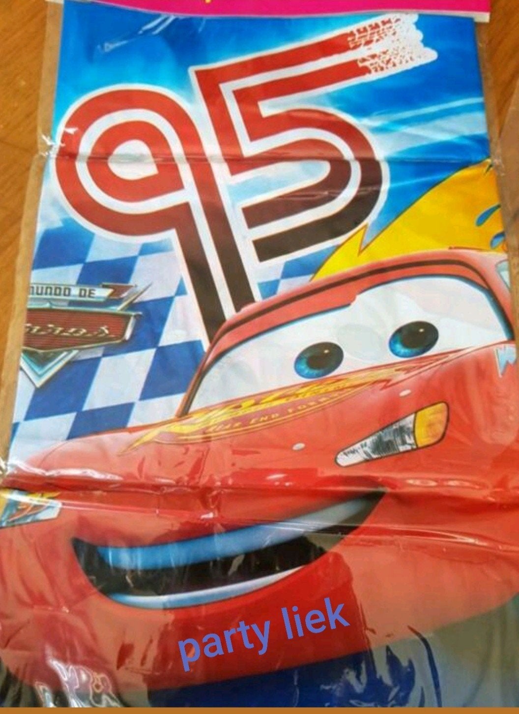 cars tafelkleed nr T568/T568A, Ophalen of Verzenden, Nieuw, Versiering, Verjaardag