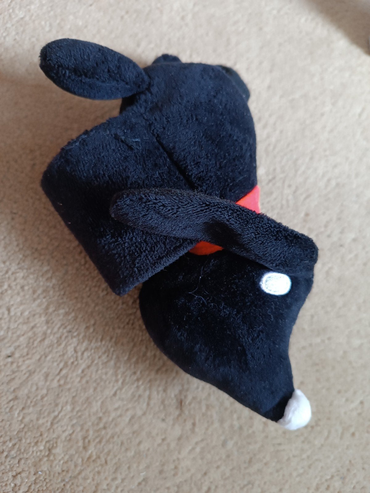 Hema Takkie Zwart Knuffel Knijp knuffel, Hema, Konijn, Zwart, Ophalen of Verzenden