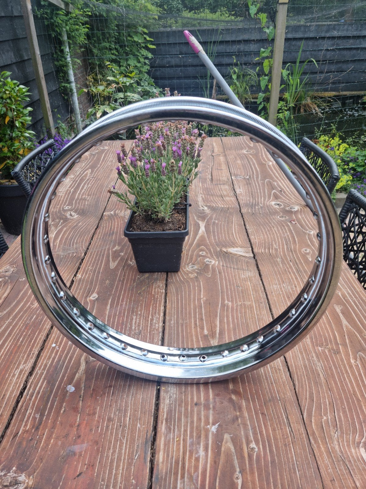 Nieuwe chromen velg 18 inch 36 gats, Ophalen of Verzenden