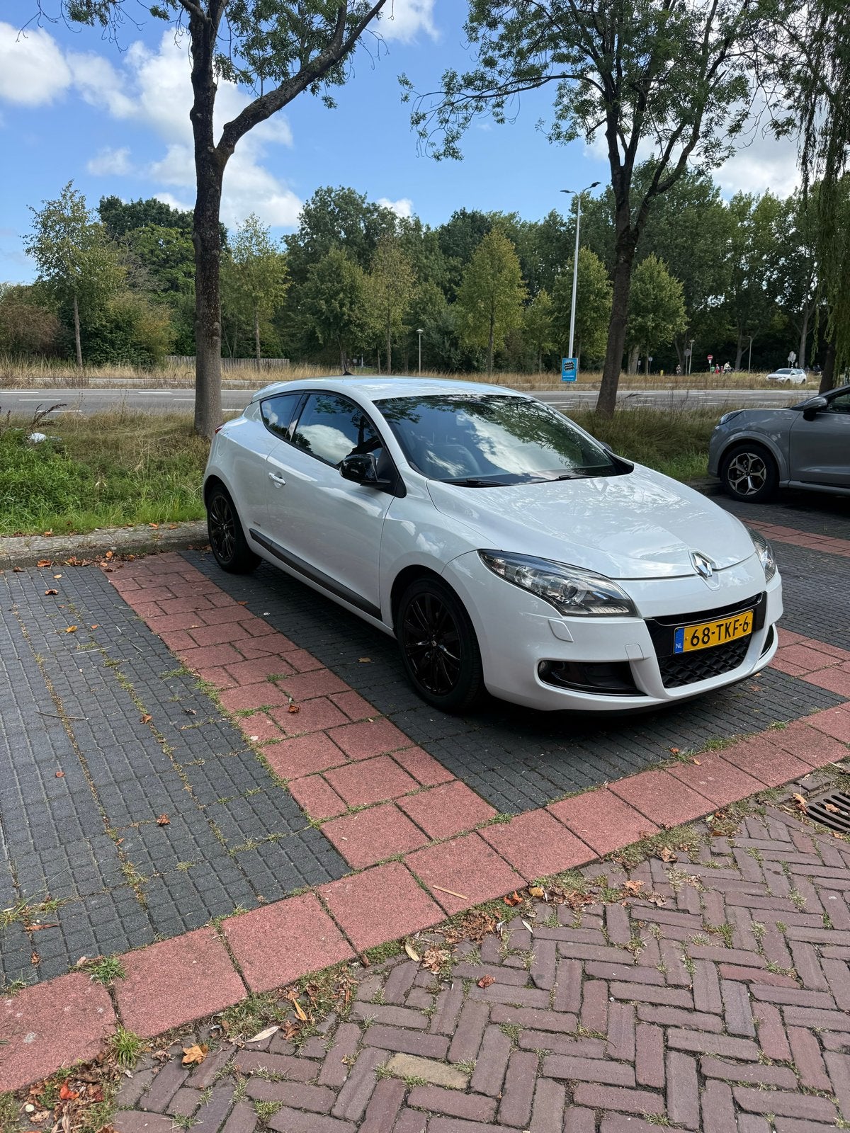 Renault Mégane TCe 161pk 2012 Wit, Auto's, Voorwielaandrijving, Zwart, 4 cilinders, 635 kg