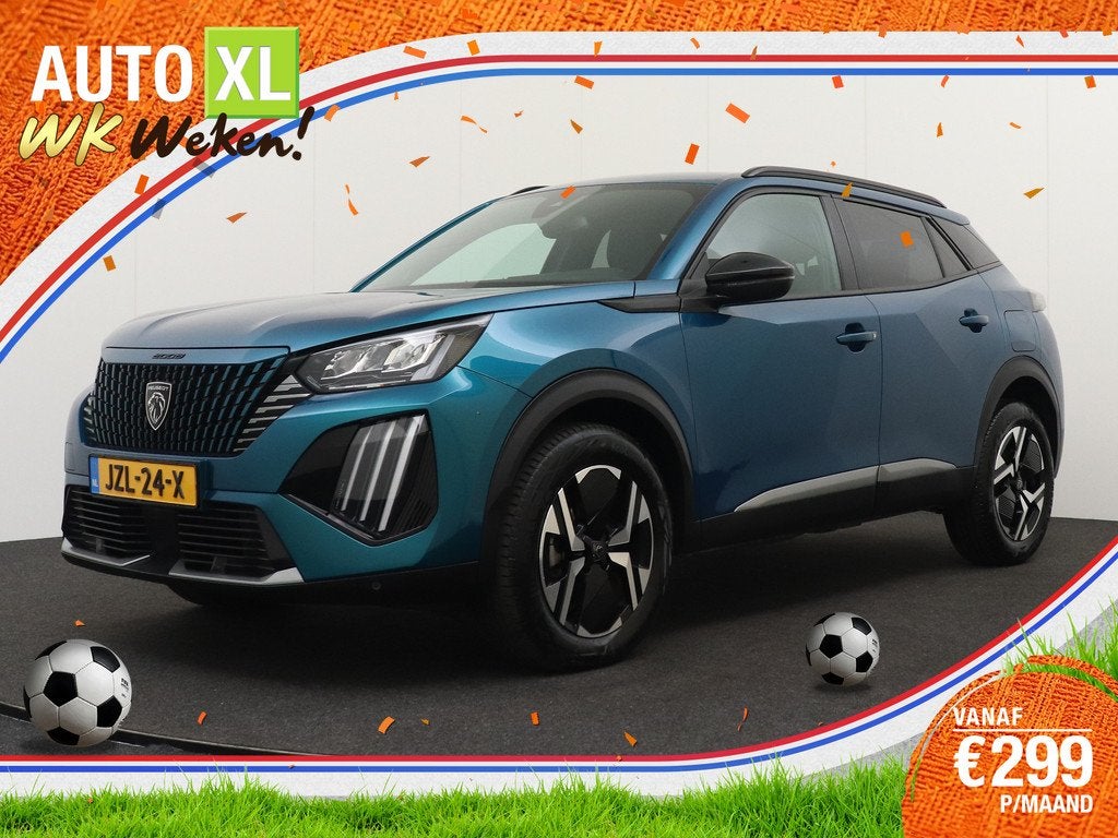 Peugeot 2008 Hybrid 145 PK Aut. Allure Half-Leder Climate Ca, Auto's, Peugeot, 1272 kg, Parkeersensor, Gebruikt, 1199 cc