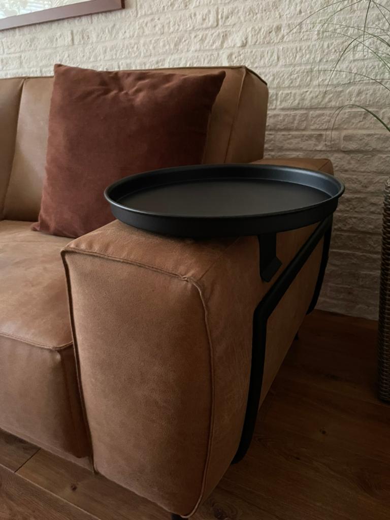 Armtafel Montel Round Metaal, Huis en Inrichting, Fauteuils, Ophalen of Verzenden, Nieuw