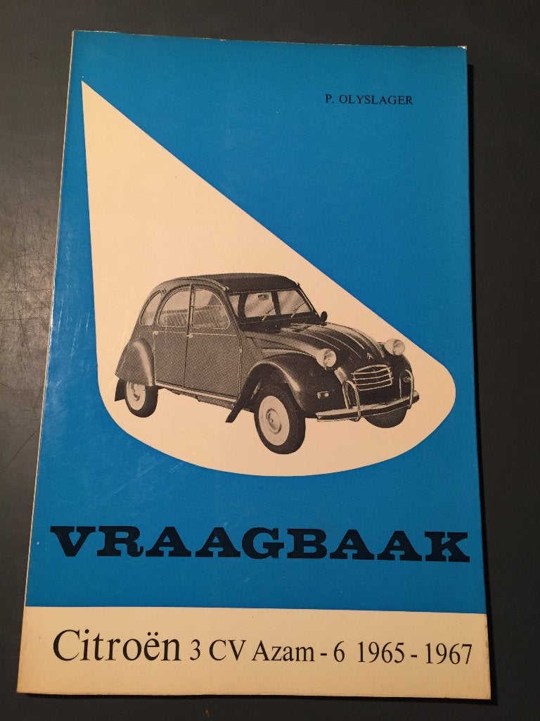 Vraagbaak Citroën 3 CV Azam 6 1965 - 1967, Ophalen