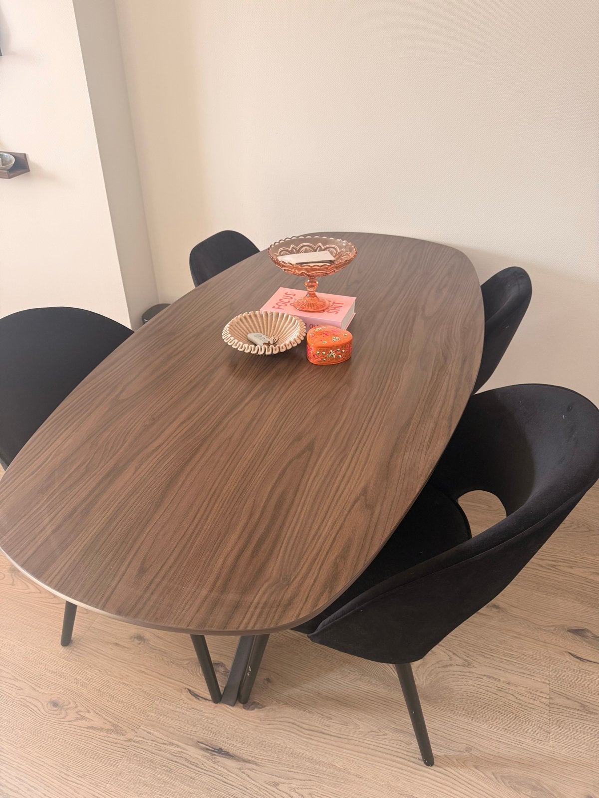 Deense ovale eettafel van Haco - 180cm, Ophalen, 50 tot 100 cm, Zo goed als nieuw, 150 tot 200 cm