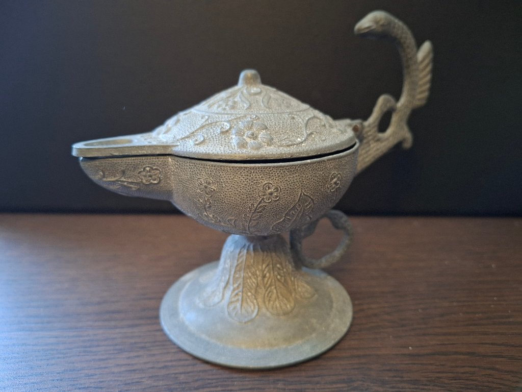 Decoratieve Aladdin Olielamp - Vintage Stijl, Ophalen of Verzenden, Brons