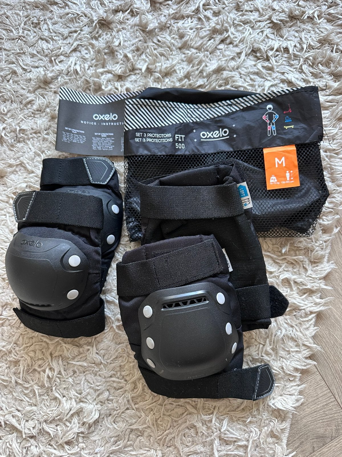 Oxelo knie & elleboogbeschermers M, Ophalen, Gebruikt, Bescherming