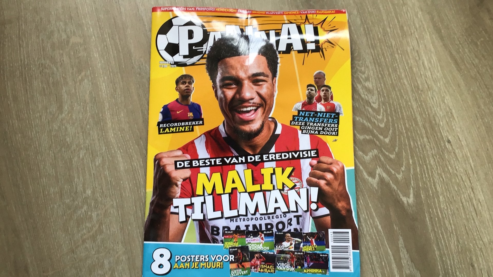 Adrenalyn 2025 voetbalkaarten set + panna tijdschrift, Ophalen of Verzenden, Zo goed als nieuw, Meerdere plaatjes