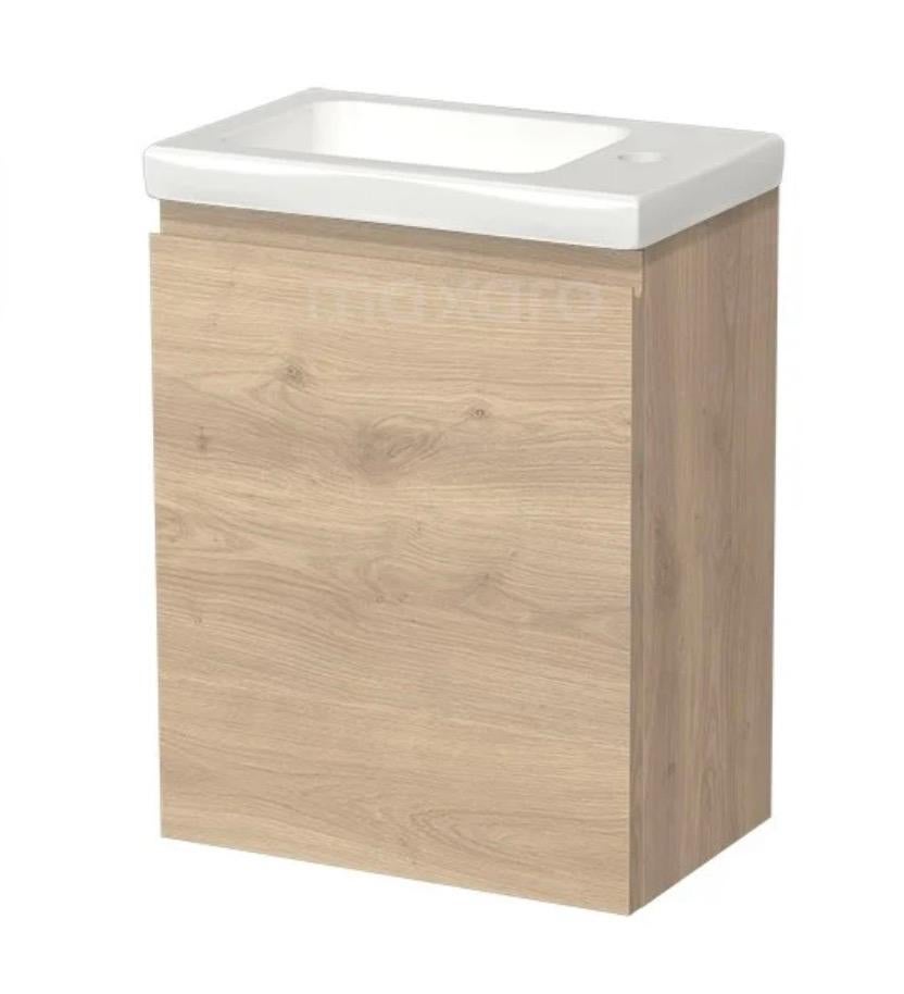 # Toiletmeubel (zonder wastafel) lichtbruin eiken, nieuw! #, Minder dan 50 cm, Overige typen, Nieuw, Ophalen of Verzenden