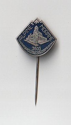 mooie volmetaal speld Alpine Moräne 3600   lees verder, Ophalen of Verzenden, Overige onderwerpen, Speldje of Pin