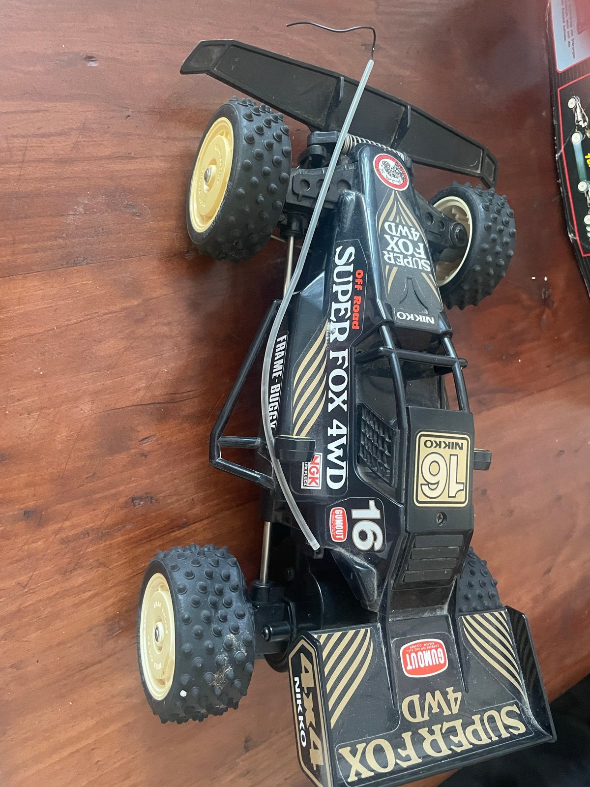 Nikko Super Fox 4WD RC Buggy 1:14 - Vintage en Compleet, Elektro, Gebruikt, Auto offroad, Schaal 1:14