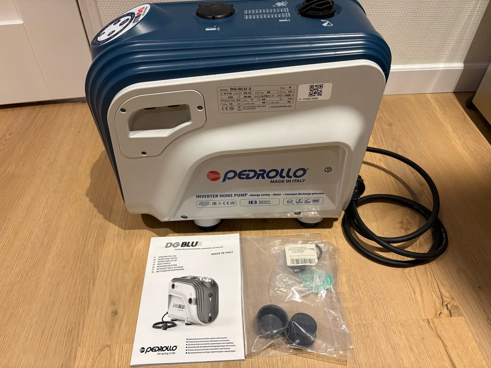 Pedrollo DG-BLU 3 Inverter pomp ongebruikt, Tuin en Terras, Ophalen of Verzenden, Nieuw, Elektrisch, Hydrofoorpomp